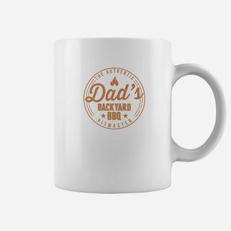 Dads Backyard Bbq The Authentic Pitmaster Father Premium Coffee Mug - Seseable