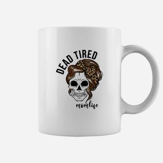 Dead Tired Momlife Coffee Mug - Seseable