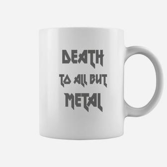 Death To All But Metal Music Graphic Slim Coffee Mug - Seseable