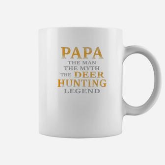 Deer Hunting Papa, dad birthday gifts Coffee Mug - Seseable