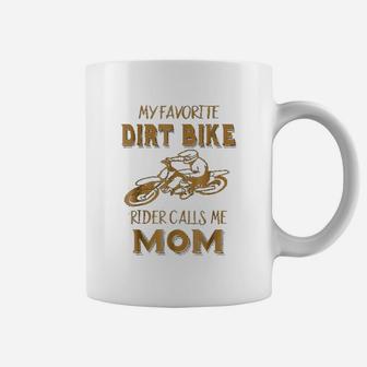 Dirt Bike My Favorite Mom Motorcycle Mother Coffee Mug - Seseable