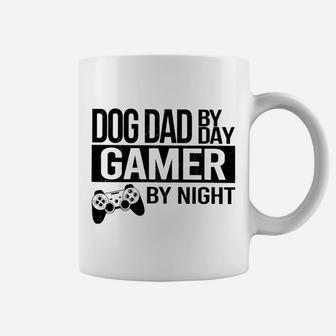 Dog Dad By Day Gamer By Night Coffee Mug - Seseable