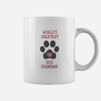 Dog Grandma Gift Funny Worlds Greatest Dogs Coffee Mug - Seseable