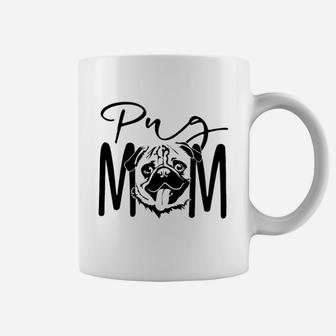 Dog Mom Pug Coffee Mug - Seseable