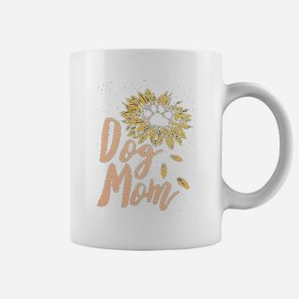 Dog Mom Women Sunflow Coffee Mug - Seseable