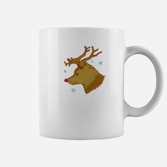 Dog Reindeer Cute Funny Ugly Christmas Shirt Gift Coffee Mug - Seseable