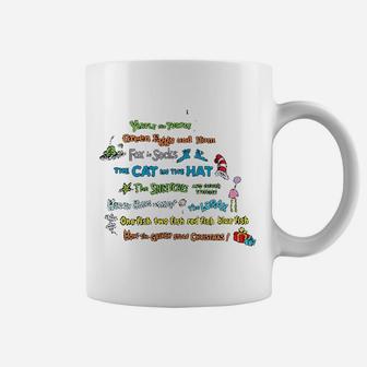 Dr Seuss Book Title Coffee Mug - Seseable
