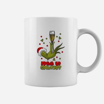 Drink Up Grinches Funny Christmas Drinking Coffee Mug - Seseable