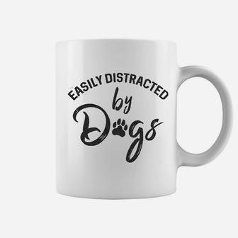 Easily Distracted By Dogss Coffee Mug - Seseable