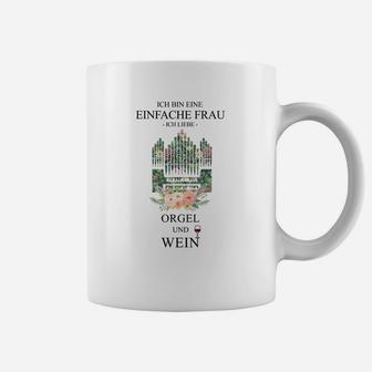 Einfache Frau Orgel und Wein Tassen, Lustiges Damen Tee - Seseable