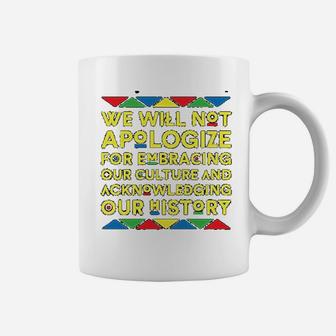 Embracing Our Culture History Black Pride Coffee Mug - Seseable