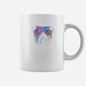 English Bulldog Neon Color English Bulldog Gift Coffee Mug - Seseable