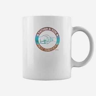 Father Son Best Team Ever Gift Dad Son Premium Coffee Mug - Seseable