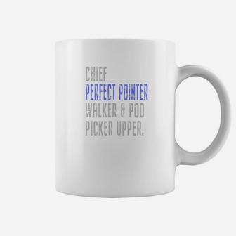 Fathers Day Dog Dad Funny Best Perfect Pointer Papa Gift Premium Coffee Mug - Seseable