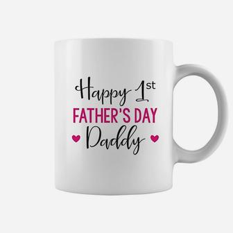 Fathers Day Happy First Fathers Day Daddy Coffee Mug - Seseable