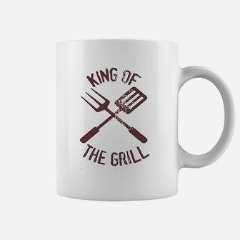 Fathers Day King Of The Grill, dad birthday gifts Coffee Mug - Seseable