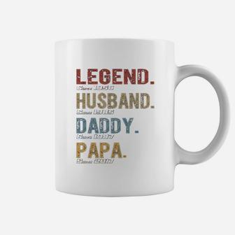 Fathers Day Legend Husband Daddy Papa Coffee Mug - Seseable