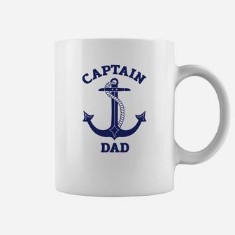 Fathers Day Nautical Anchor Captain Dad Coffee Mug - Seseable
