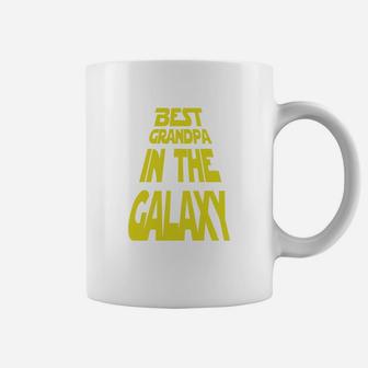 Fathers Day Shirt Best Grandpa In The Galaxy Coffee Mug - Seseable