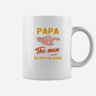 Fathers Day Shirt Papa Man The Myth The Legend Coffee Mug - Seseable