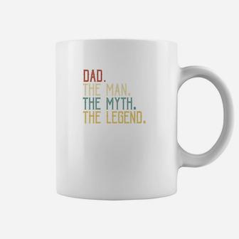 Fathers Day Shirt The Man Myth Legend Dad Papa Gift Coffee Mug - Seseable