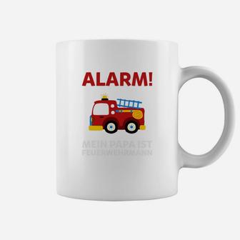 Feuerwehrmann Papa Alarm Kinder Tassen, Besonderes Geschenk für Feuerwehr-Elternkinder - Seseable