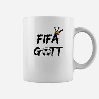 FIFA Gott Fußball Krone Herren Tassen, Spieler Design - Seseable