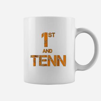 First And Ten Tennessee State Orange Football Fan Coffee Mug - Seseable