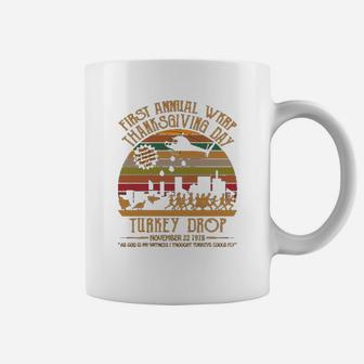 First Annual Wkrp Thanksgiving Day Turkey Drop November 22 1978 Vintage Coffee Mug - Seseable