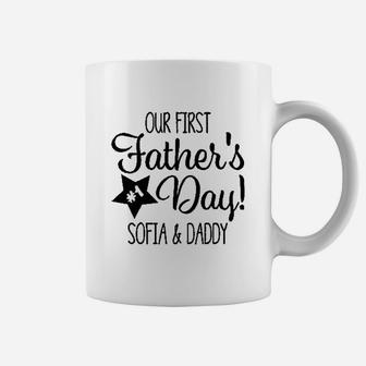 First Fathers Day Baby, dad birthday gifts Coffee Mug - Seseable