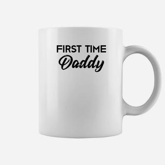 First Time Daddy Fathers Day Gift New Dad Daddy Coffee Mug - Seseable