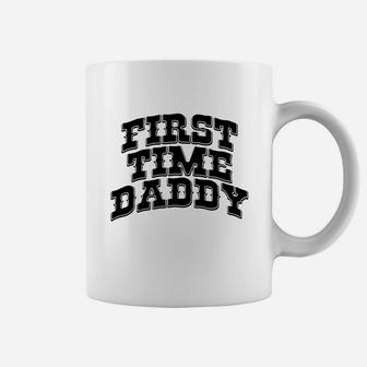 First Time Daddy Shirt New Dad Fathers Day Rookie Dad Coffee Mug - Seseable