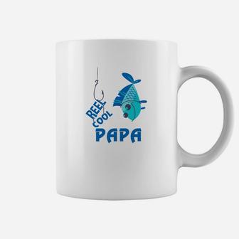 Fishing Reel Cool Papa Coffee Mug - Seseable