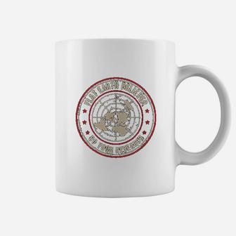 Flat Earth Believer Research Society Gift Coffee Mug - Seseable