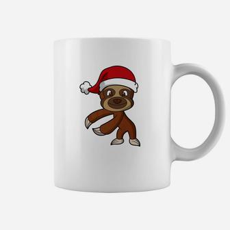 Floss Like A Boss Sloth Merry Christmas Coffee Mug - Seseable