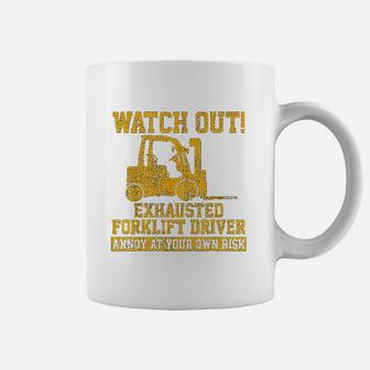 Forklift Driver Watch Out Gift Vintage Coffee Mug - Seseable