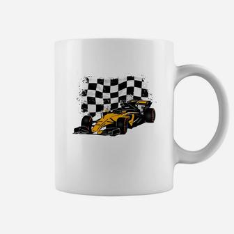 Formula One - Formula 1 - Racing Flag Coffee Mug - Seseable