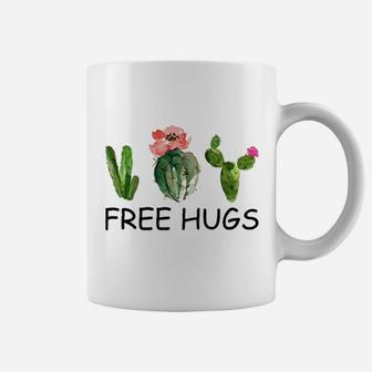 Free Hugs For Plant Lovers Succulent Cactus Coffee Mug - Seseable