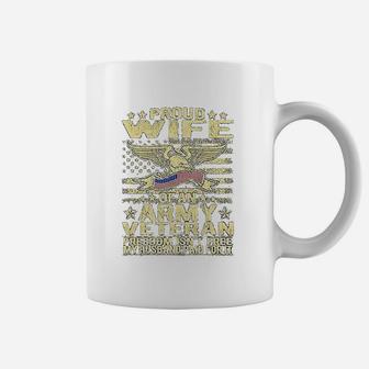Freedom Isnt Free Proud Wife Of An Army Veteran Spouse Gift Coffee Mug - Seseable