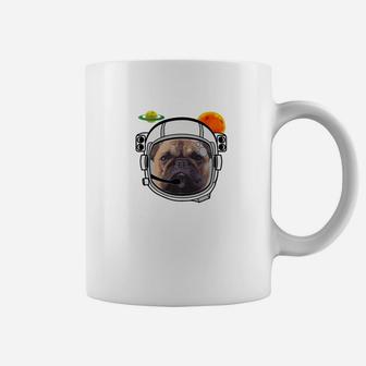 French Bulldog Astronaut In Space Funny My Frenchie Design Coffee Mug - Seseable