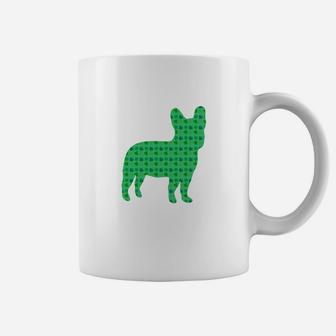 French Bulldog St Patricks Day Shamrock Dog Coffee Mug - Seseable