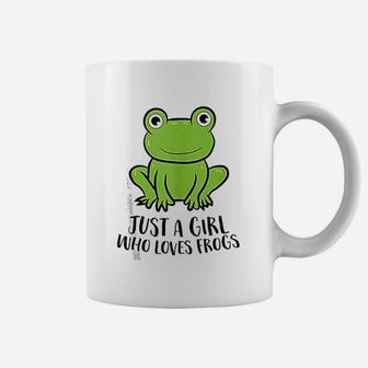 Frog Girl I Just Really Like Frogs Funny Frog Lovers Coffee Mug | Seseable CA