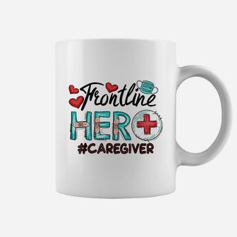 Frontline Hero Caregiver Face 2021 Nurse Coffee Mug - Seseable