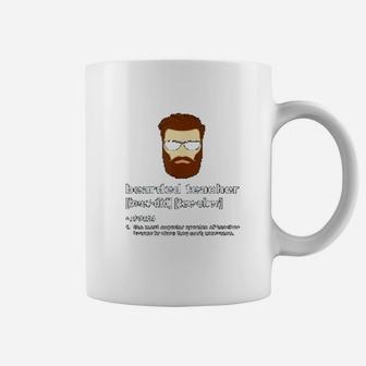 Funny Beard Teacher Teachers Day Coffee Mug - Seseable