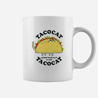 Funny Cat Gifts For Cat Lovers Tacocat Coffee Mug - Seseable