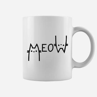 Funny Cat Lover Meow Coffee Mug - Seseable