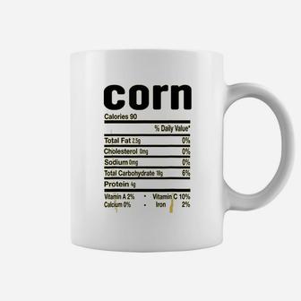 Funny Corn Nutrition Thanksgiving Costume Coffee Mug - Seseable