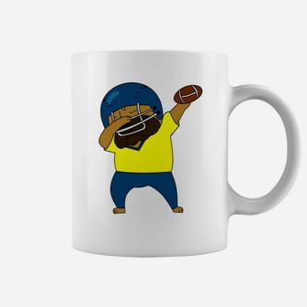 Funny Dabbing English Bulldog Football Cute Dab Coffee Mug - Seseable