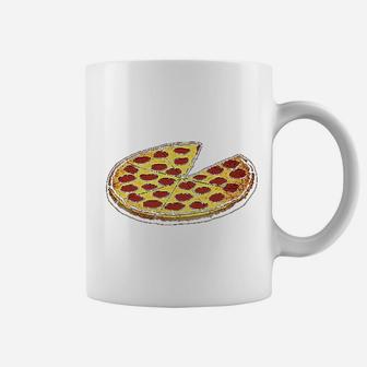 Funny Dads Pizza Pie And Slice Dad Coffee Mug - Seseable