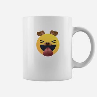Funny Dog Face Emoticons Coffee Mug - Seseable